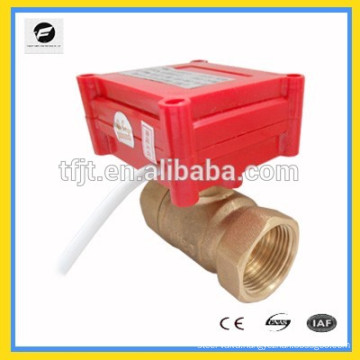 female thread brass mini 12v Electric Ball Valve instead of solenoid valve